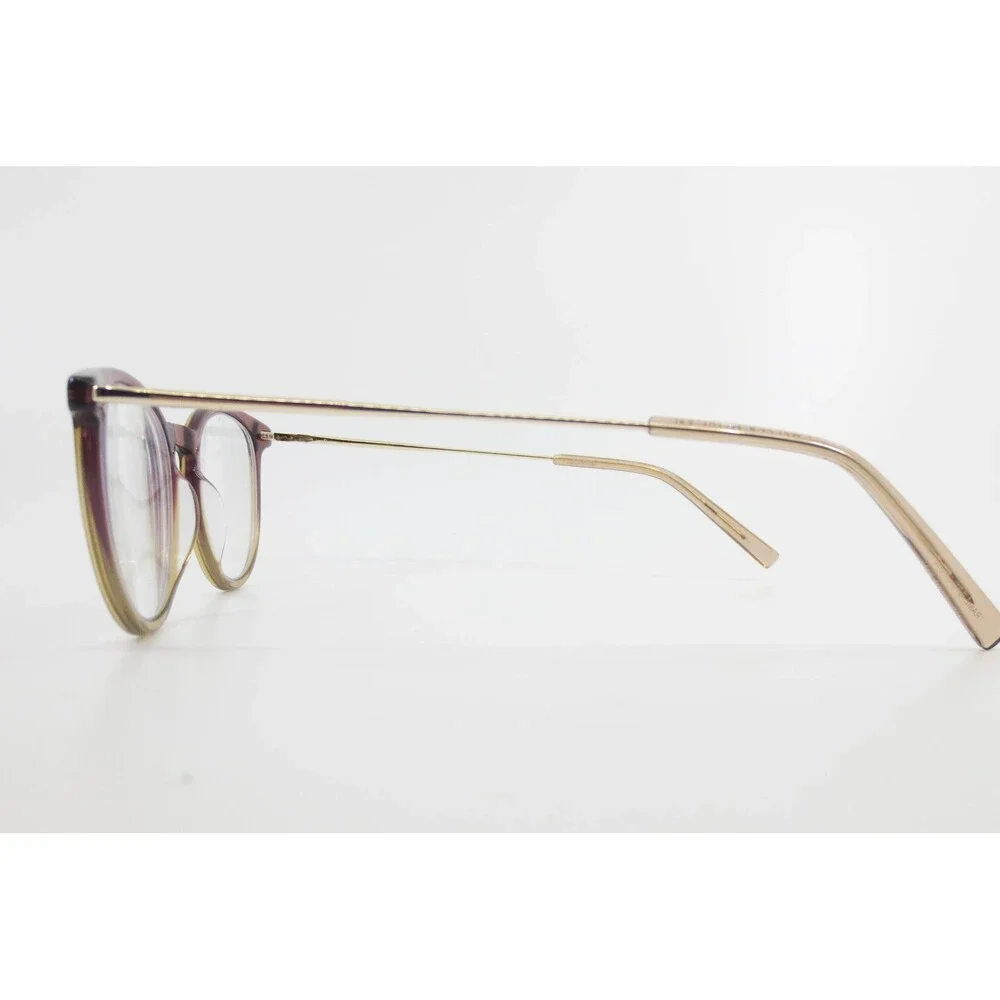 Isaac Mizrahi New York Eyeglasses Burgundy Yellow Gradient Round IM30032